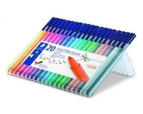 ESTUCHE 20 PIEZAS TRIPLUS COLOR 323 (14+6 DE REGALO)  SURTIDAS STAEDTLER 323 SB20P1 (Espera 4 dias)